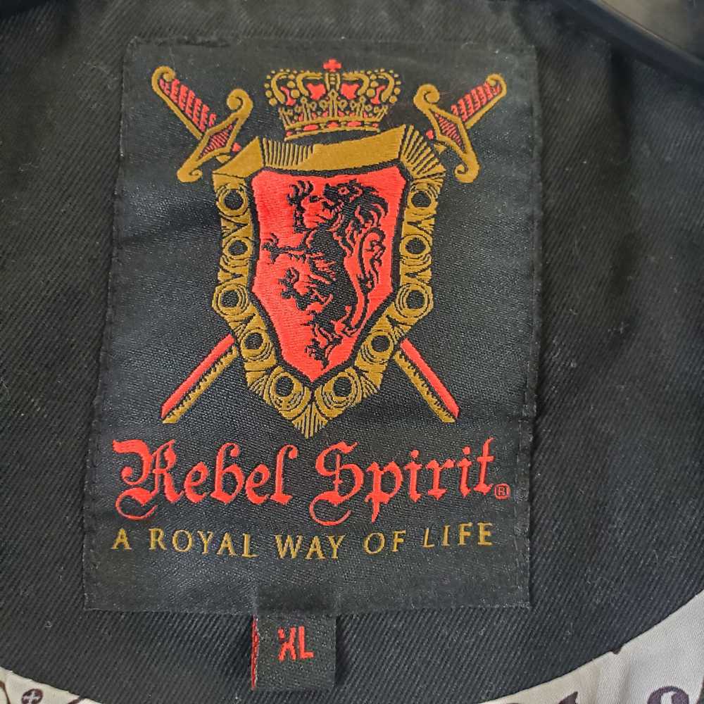 Rebel Spirit Men Black Jacket M/L - image 4