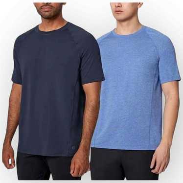 Mondetta Outdoor Project Shirt Men's Size Med Short Sleeve Performance Blue