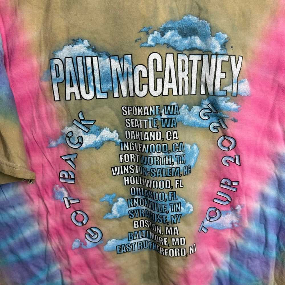 Paul McCartney Got Back 2022 USA tour shirt XXL t… - image 5