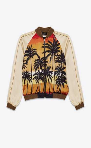 Saint Laurent Paris Ss16 Palm Tree Jacket
