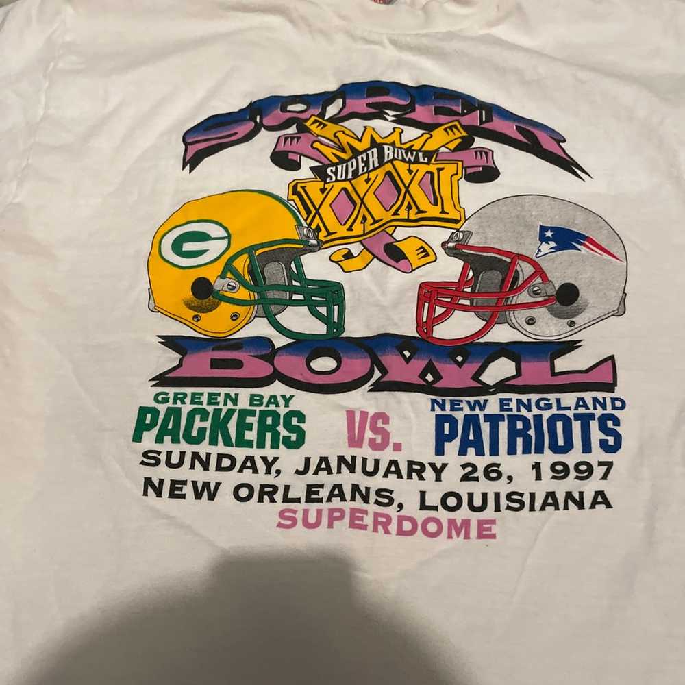 Vintage 1997 Packers VS Patriots Super Bowl XXXI … - image 4