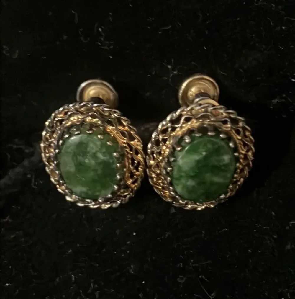 Charles Reis Co. Connemara Green Marble Gold-plat… - image 4