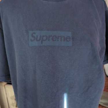 black supreme t shirt authentic