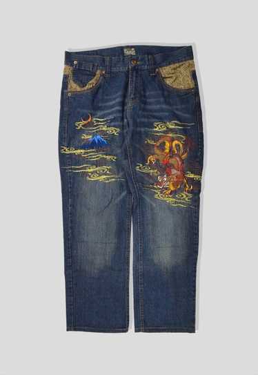 Vintage dragon japanese denim - Gem