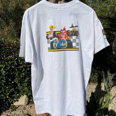 Vintage crash team racing promo shirt