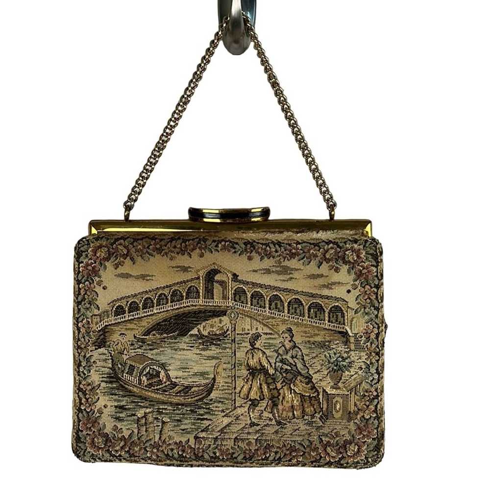 Antique Antonella La Torre tapestry purse | Petit… - image 1