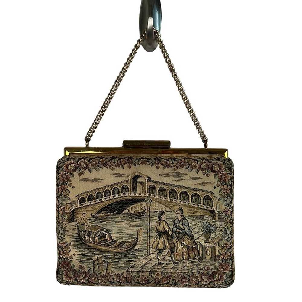 Antique Antonella La Torre tapestry purse | Petit… - image 3