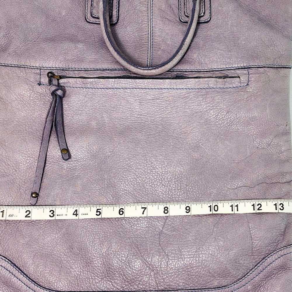 Genuine Italian leather Maurizio Taiuti lavender … - image 6