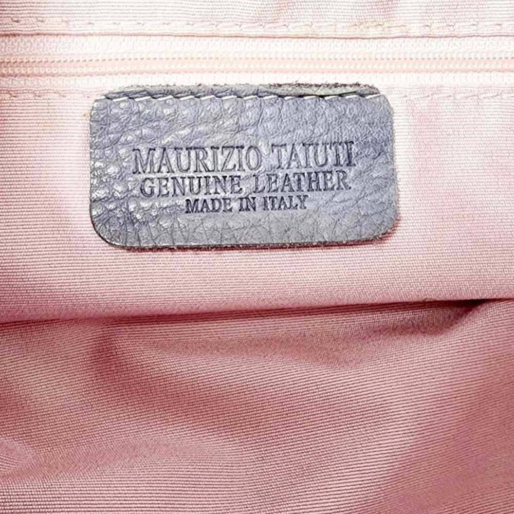 Genuine Italian leather Maurizio Taiuti lavender … - image 9