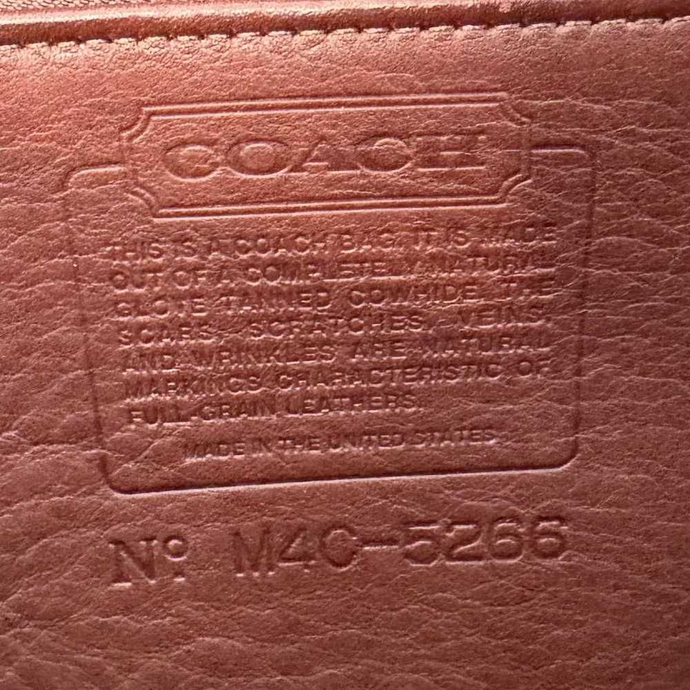 Coach Vintage Beekman Briefcase Leather Bag Messe… - image 12