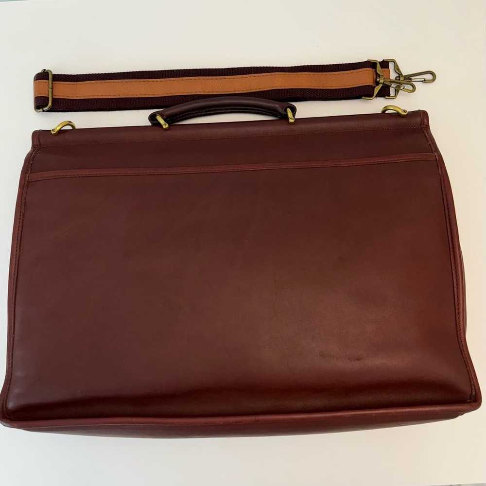 Coach Vintage Beekman Briefcase Leather Bag Messe… - image 2