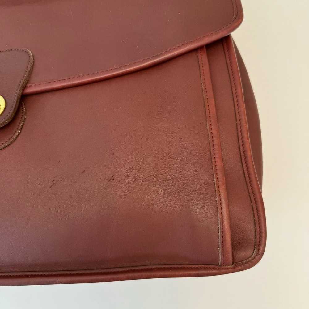 Coach Vintage Beekman Briefcase Leather Bag Messe… - image 7