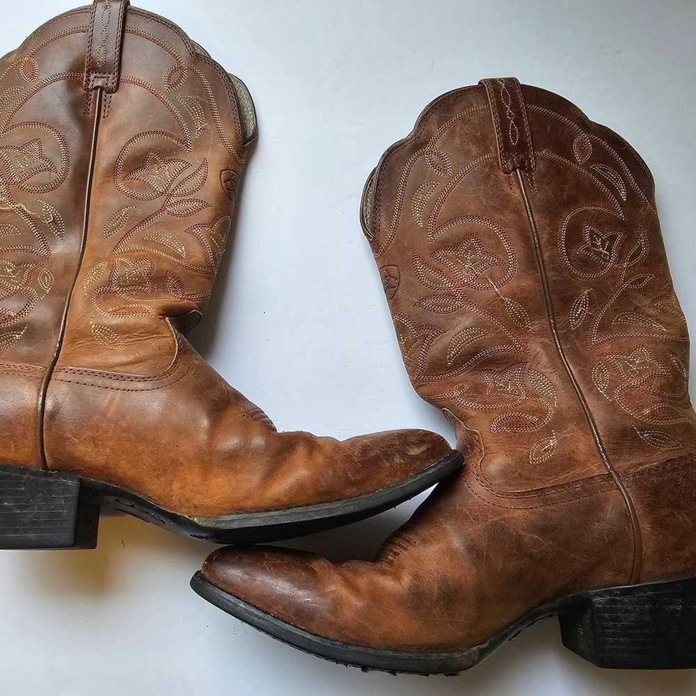 Ariat Vtg Womens Western Cowgirl Cowboy Boots Bro… - image 4