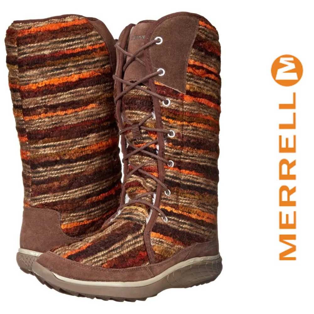 MERRELL Women's Pechora Sky Boots - Espresso - Si… - image 1