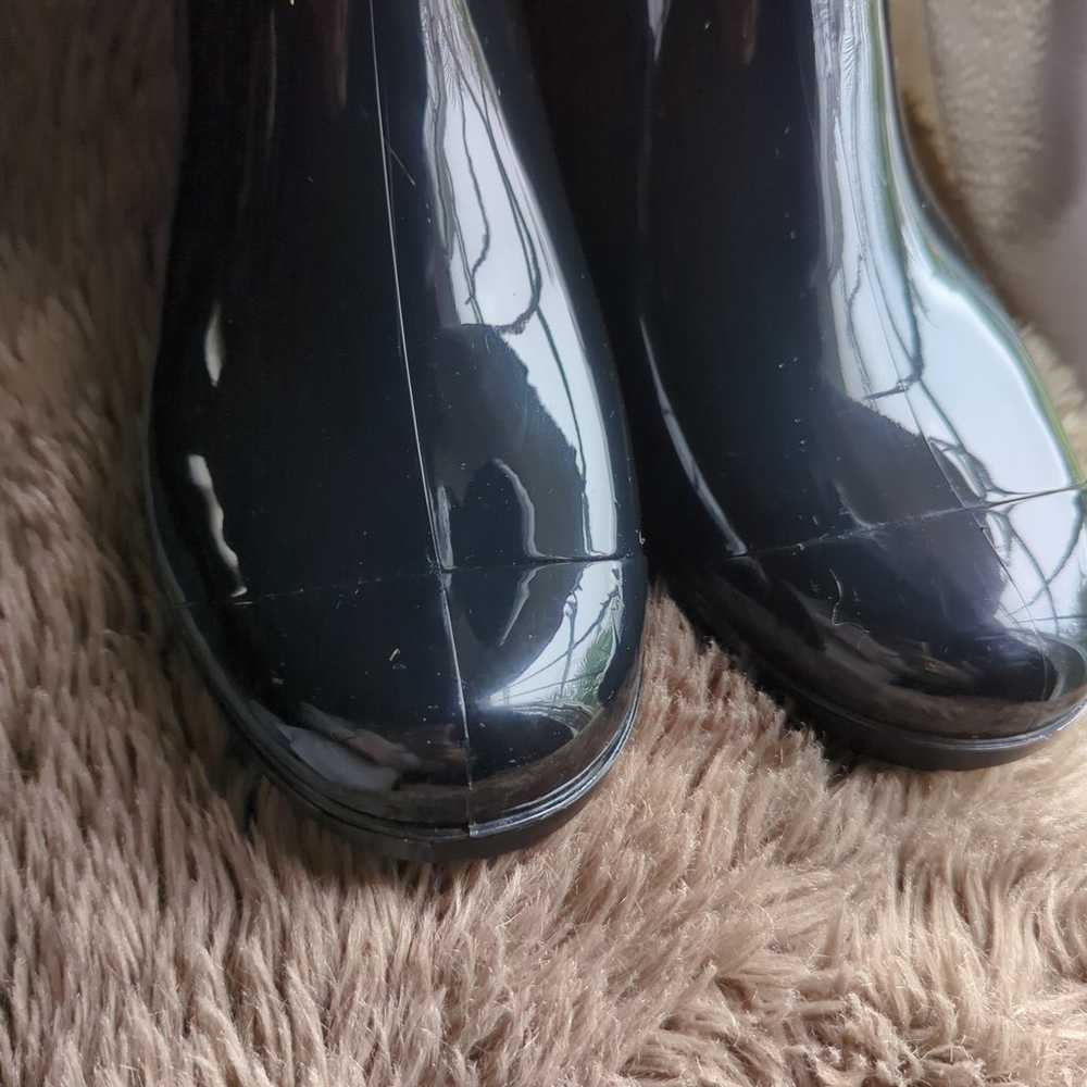 UGG Rain Boots BLK size 10 - image 8