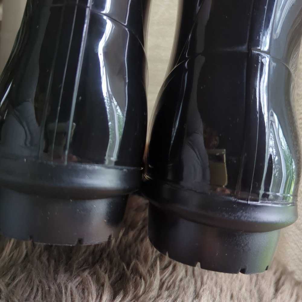 UGG Rain Boots BLK size 10 - image 9