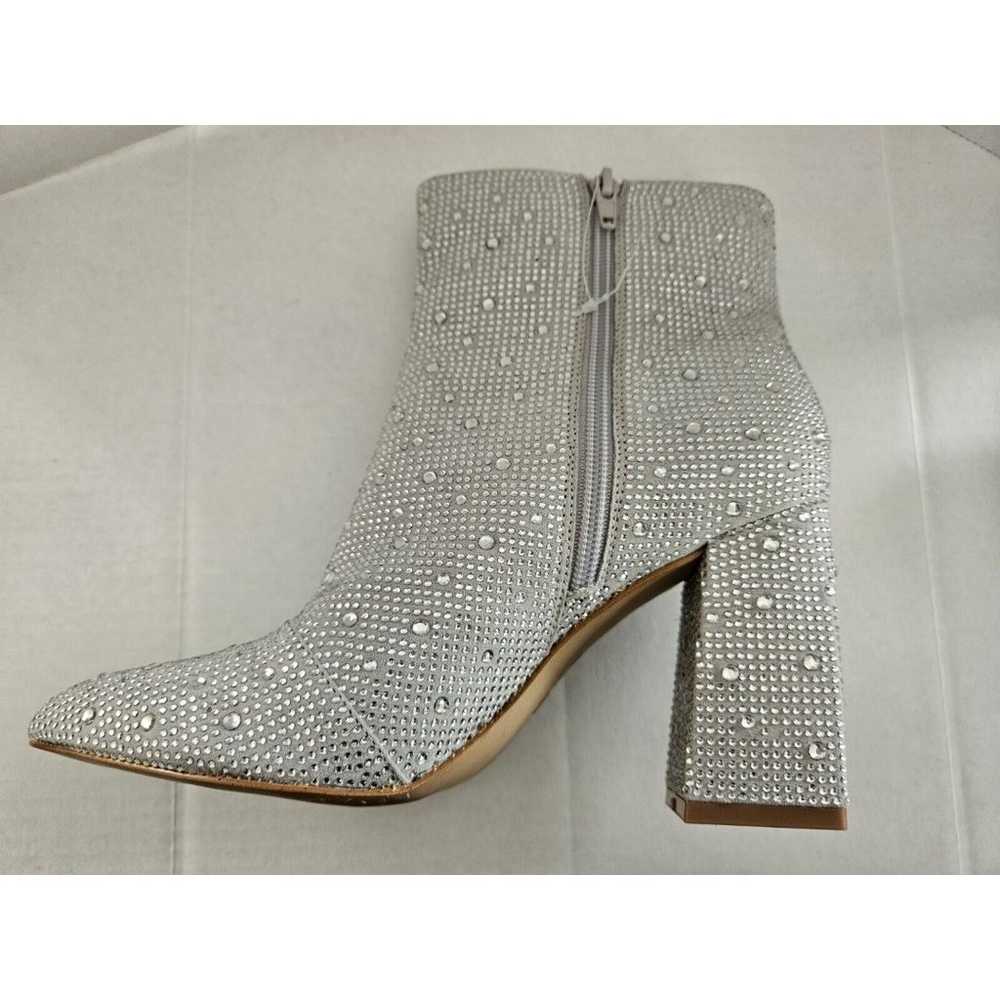 BCBGeneration Briel 2 Silver Jeweled Ankle Boots … - image 3