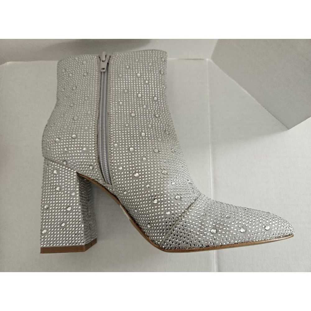 BCBGeneration Briel 2 Silver Jeweled Ankle Boots … - image 4