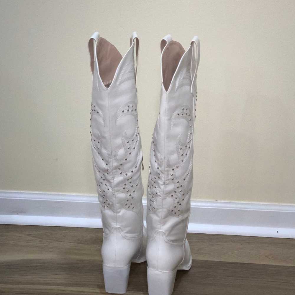 Wetkiss White Cowgirl Boots - image 4
