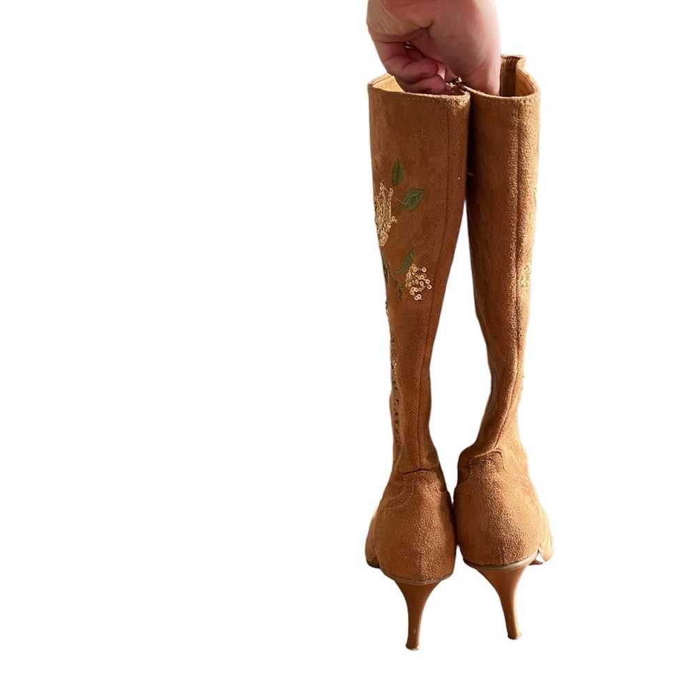 Vintage Knee High Heeled Boots - image 5