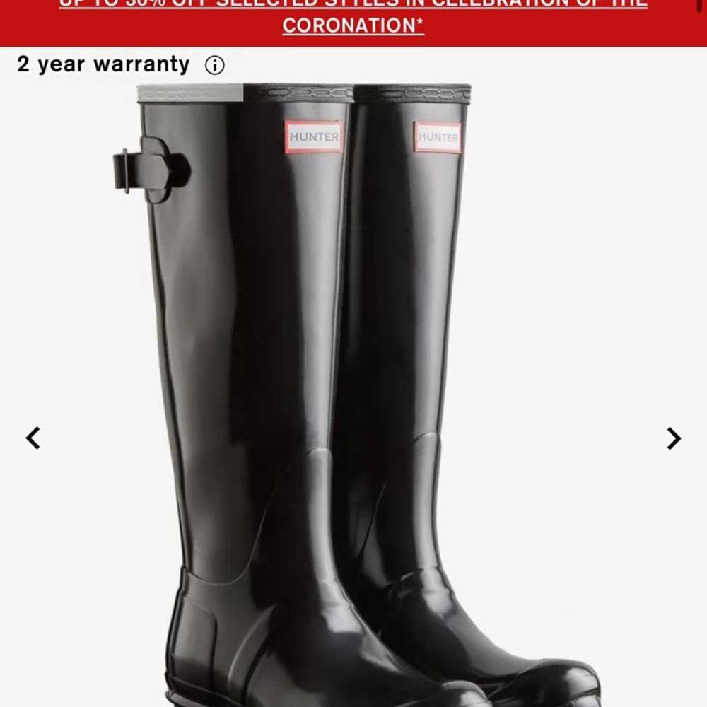 Hunter rain boots - image 1