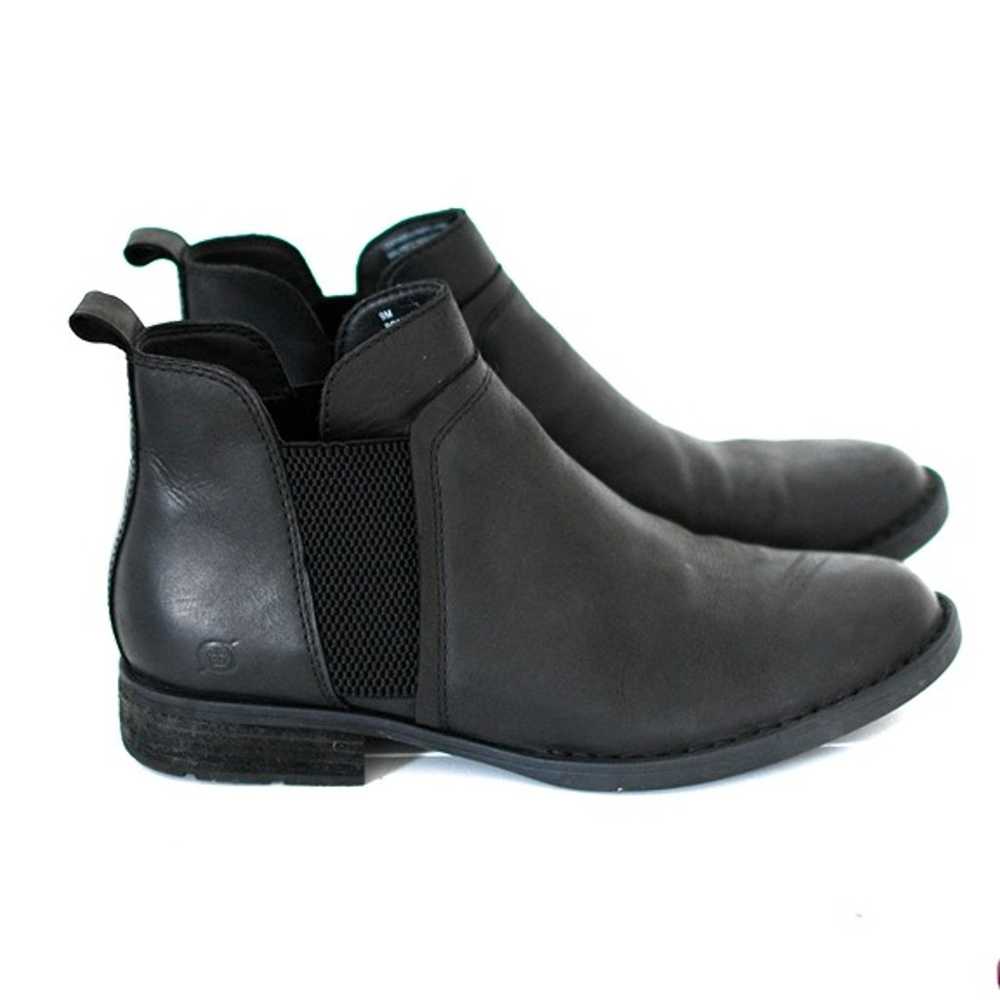 Born Brenta Chelsea Boots  Black Leather 9M - image 1
