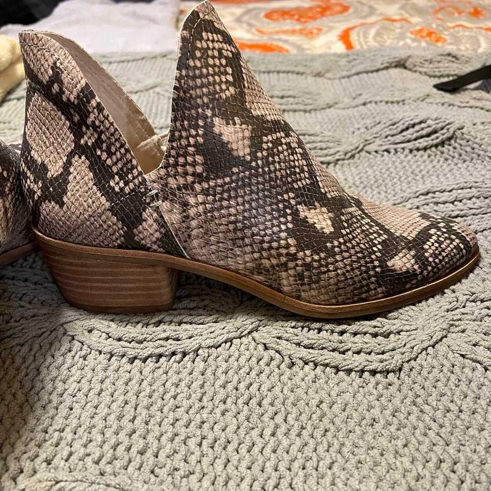 dolce vita wooden heel boots - image 2