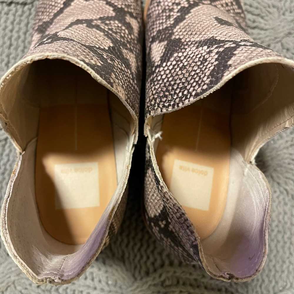 dolce vita wooden heel boots - image 4