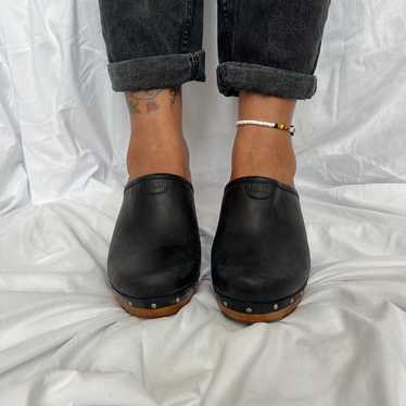 Ugg leather clogs