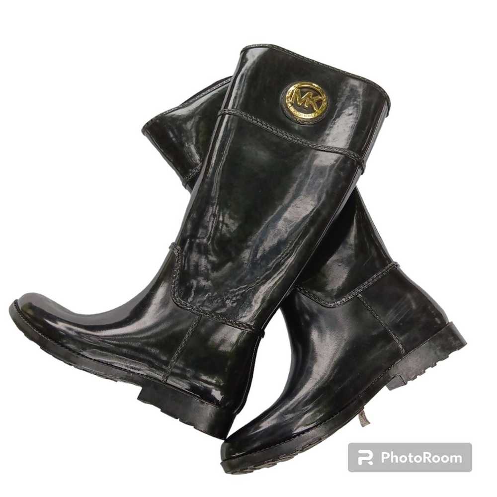 Michael Kors Stockard Rain Boot, Black, Women's 8… - image 4