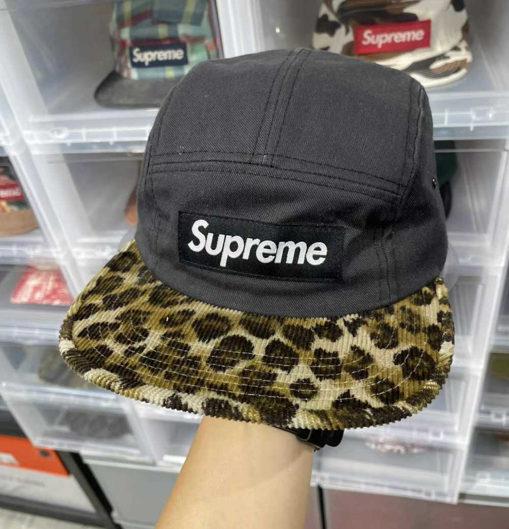 Supreme Supreme Safari black leopard camp cap - image 1