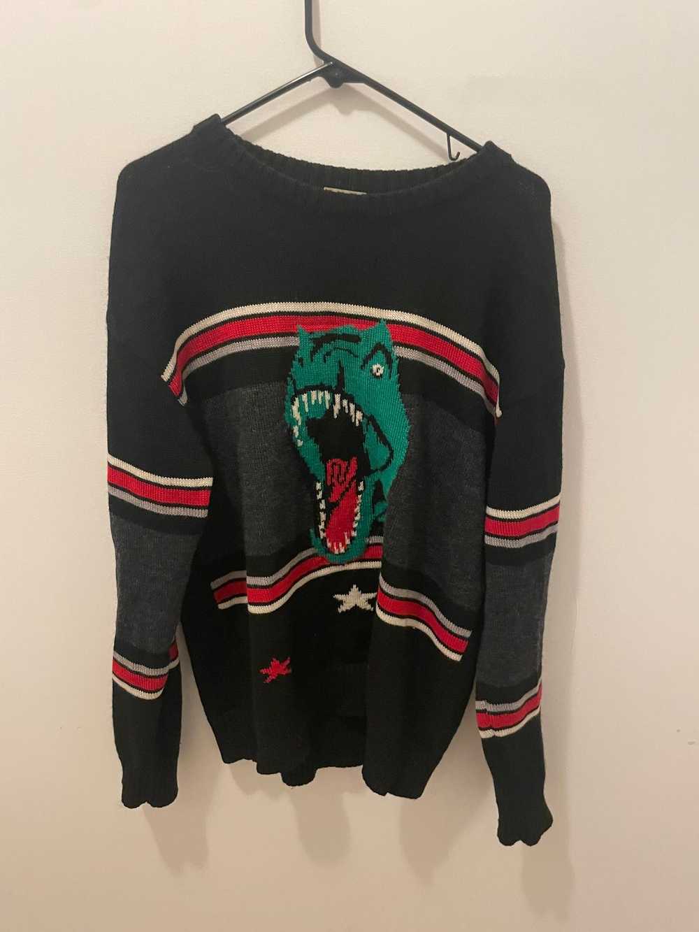 Yves Saint Laurent t-rex knit sweater - image 1