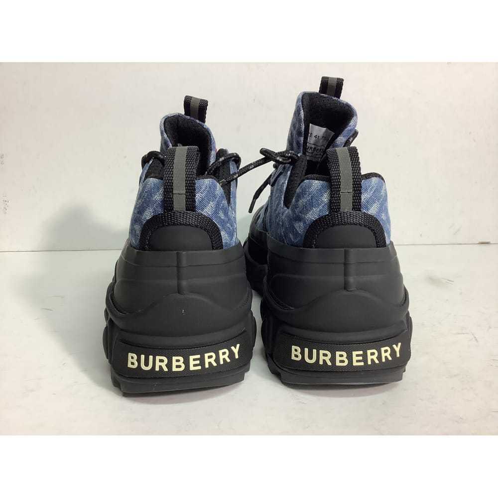 Burberry Arthur cloth low trainers - image 3