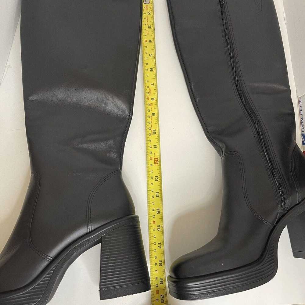 Steve Madden Fanatik Leather Boot Black Size 10 M… - image 11
