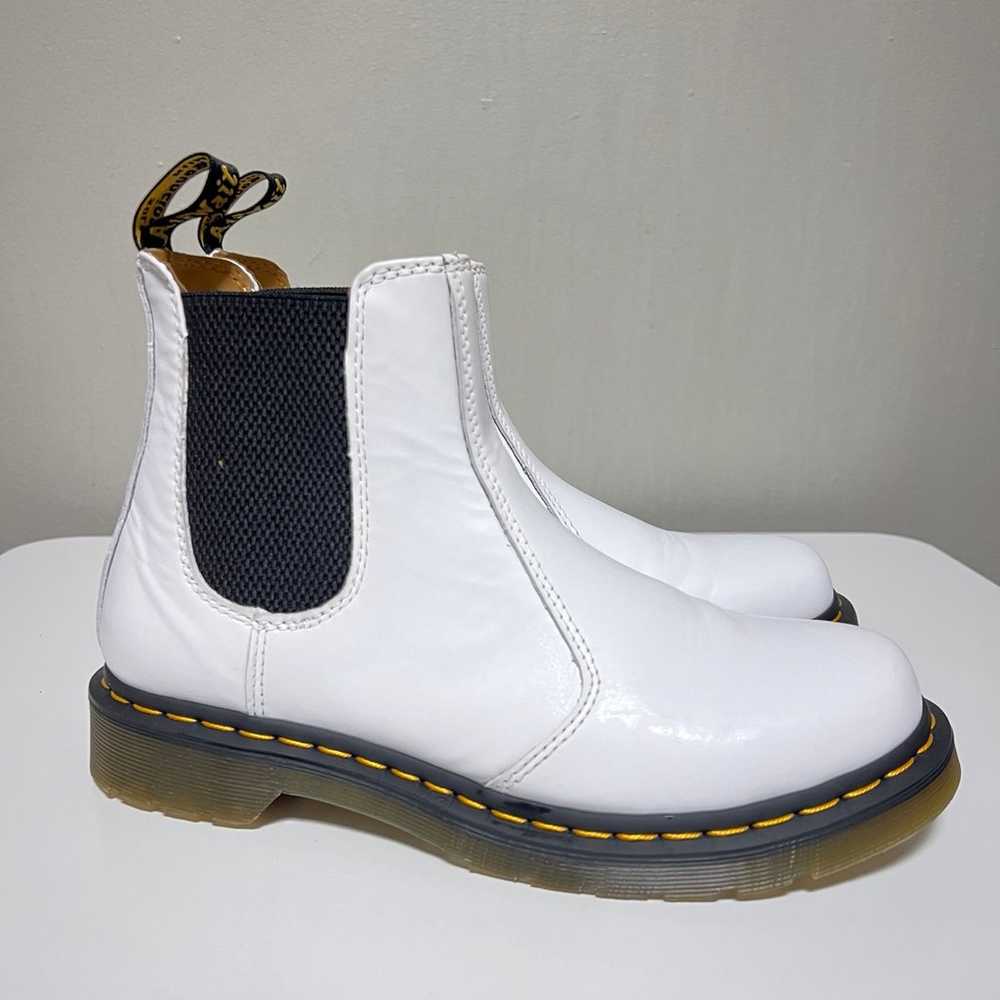 Doc Martens 2976 Yellow Stitch Smooth Leather Che… - image 3