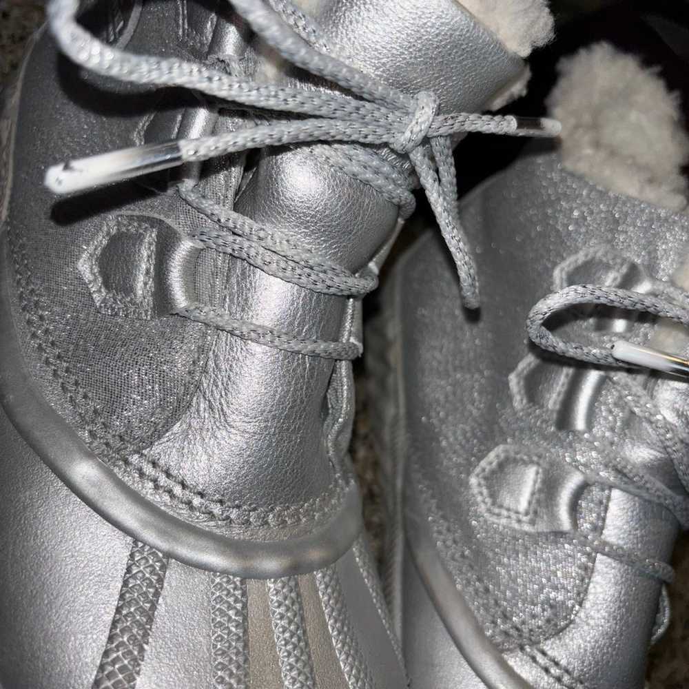 Sorel X Disney Frozen waterproof silver boots - image 3