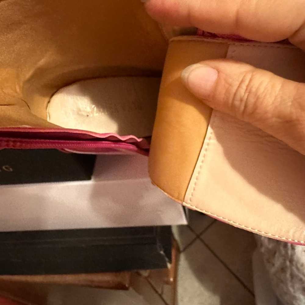 Azalea Wang Pink Faux Patent Leather Mid Calf Boo… - image 7