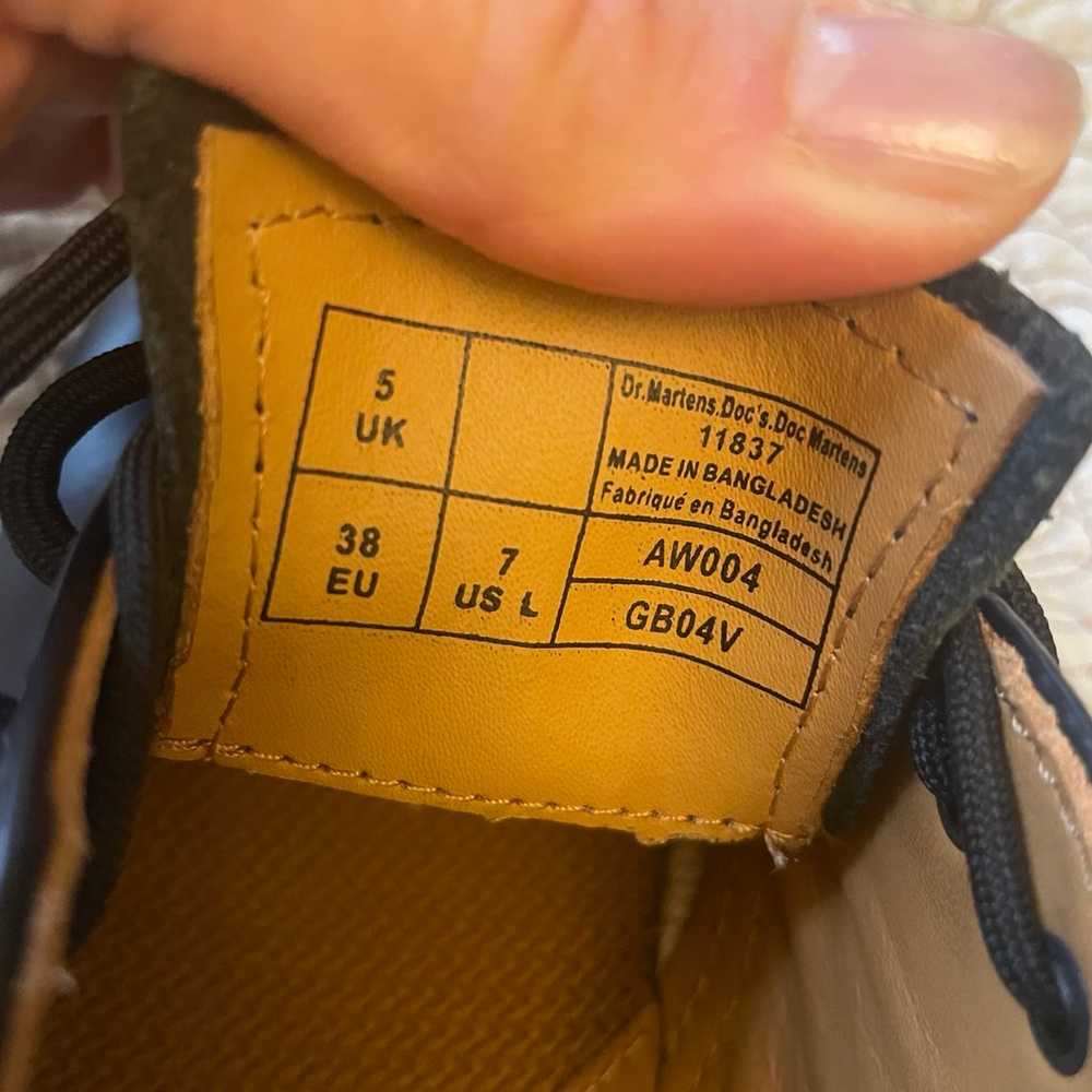 Dr. Martens Oxford shoes leather sz 7 11837 simil… - image 3