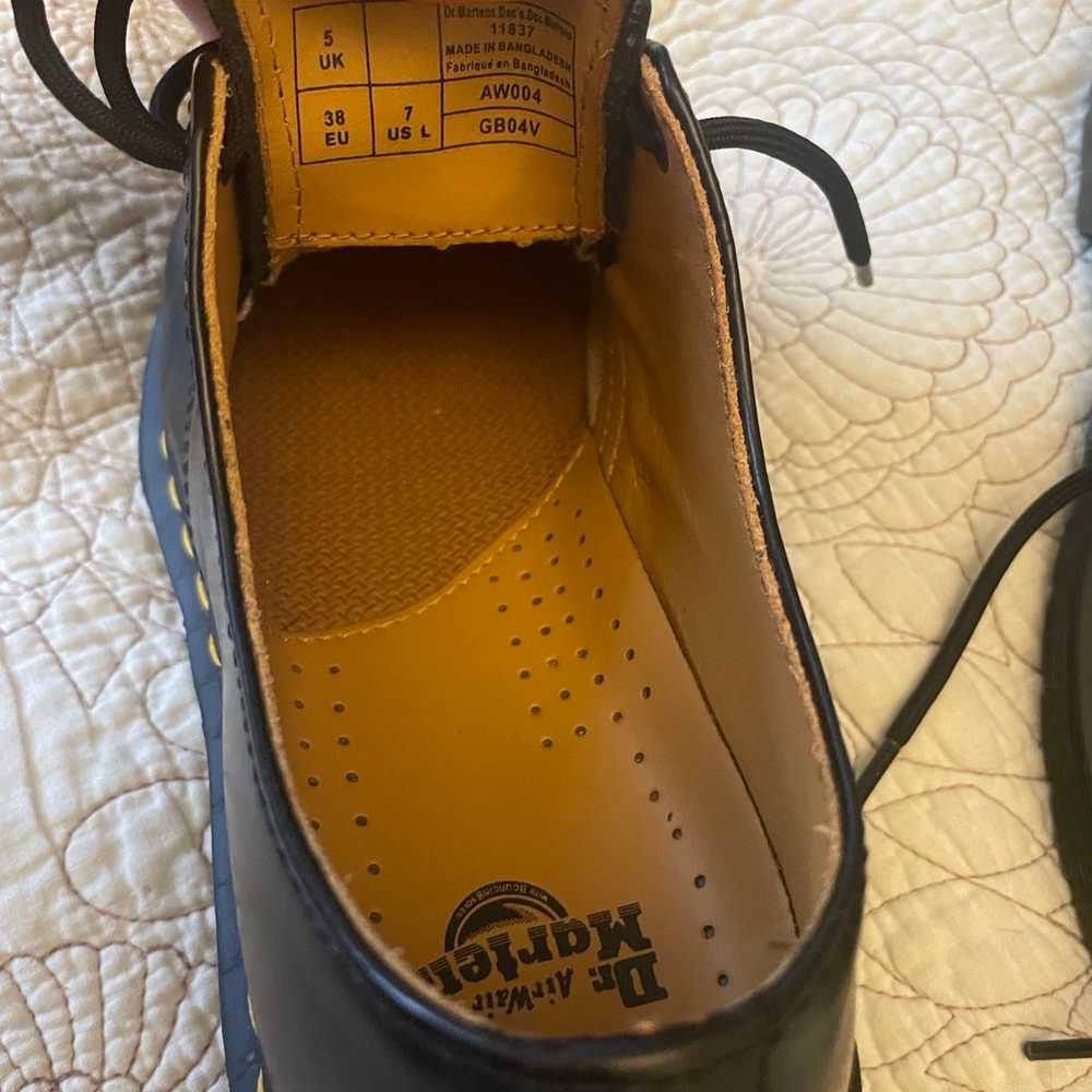 Dr. Martens Oxford shoes leather sz 7 11837 simil… - image 4