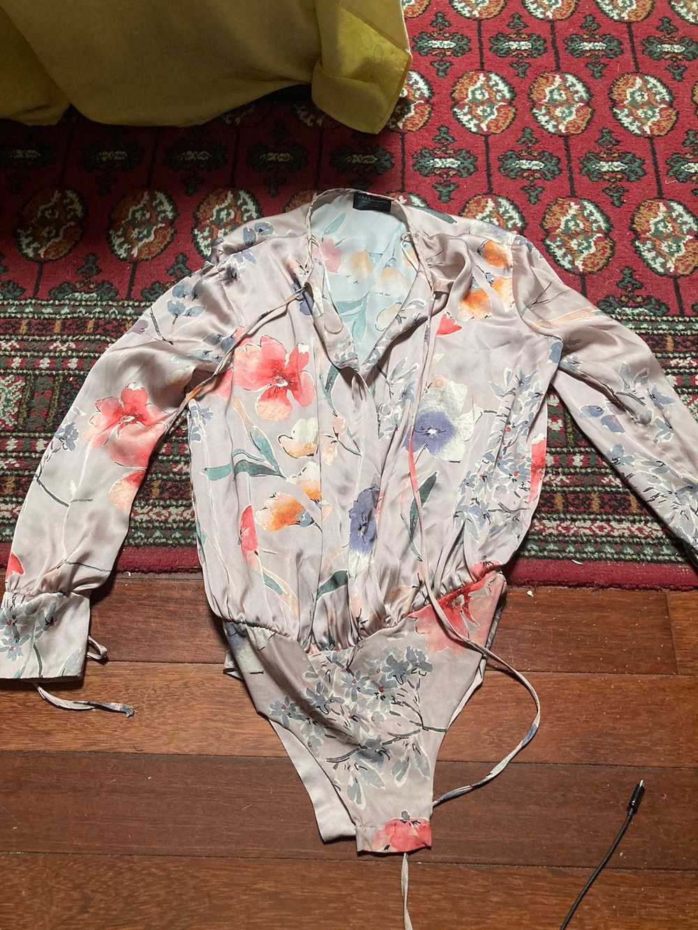 Zara Floral body suit - image 1