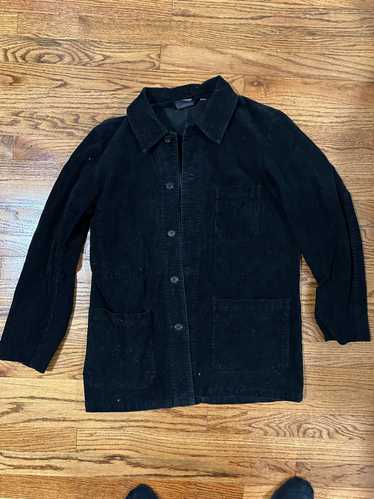 Vetra Vetra black corduroy chore coat - 42/M - ma… - image 1