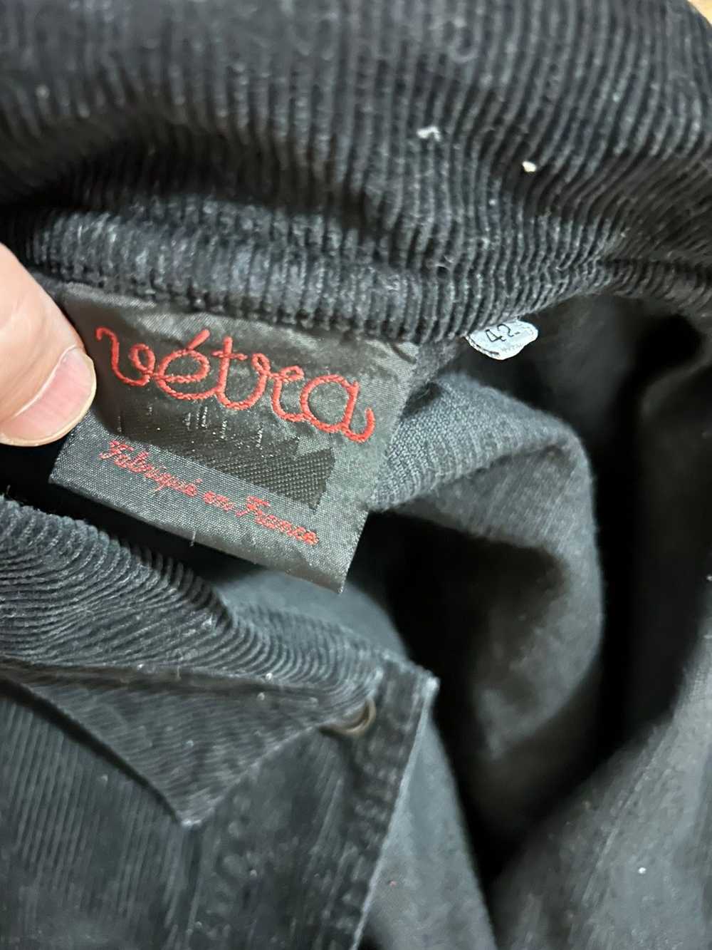 Vetra Vetra black corduroy chore coat - 42/M - ma… - image 3