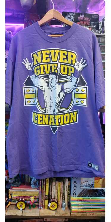 Wwe John Cena 'Never Give Up' WWE tee shirt