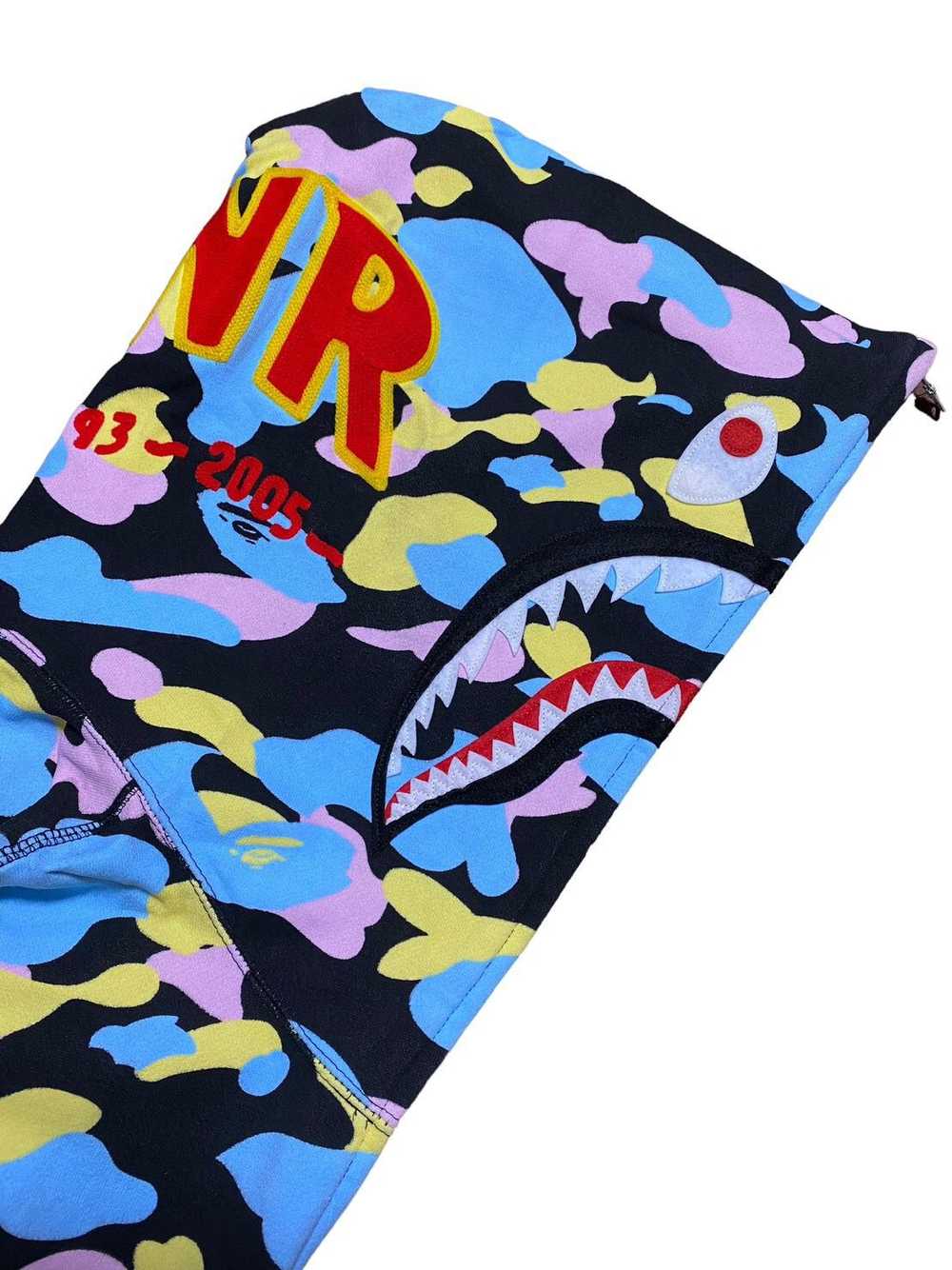 Bape BAPE NEW multi camo 2nd shark full zip hoodie - image 2