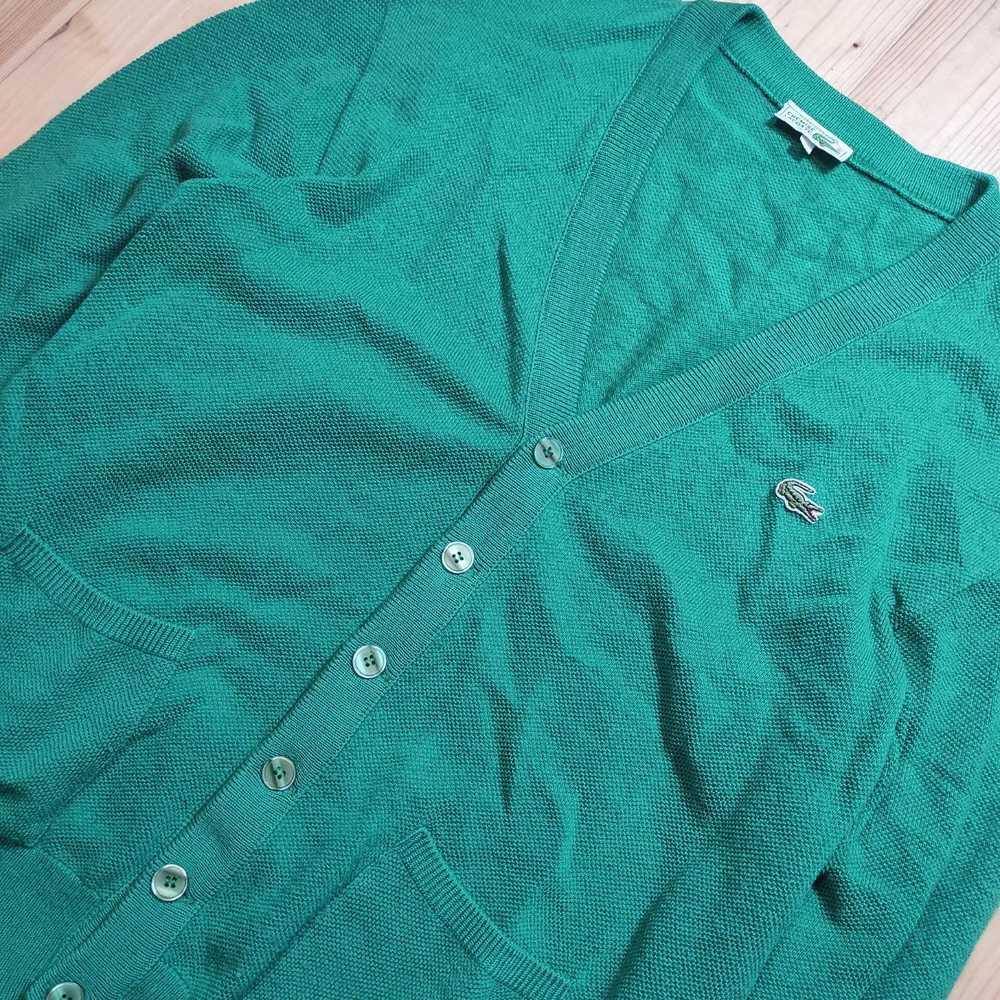 Lacoste × Vintage Vintage Chemise Lacoste Green C… - image 3