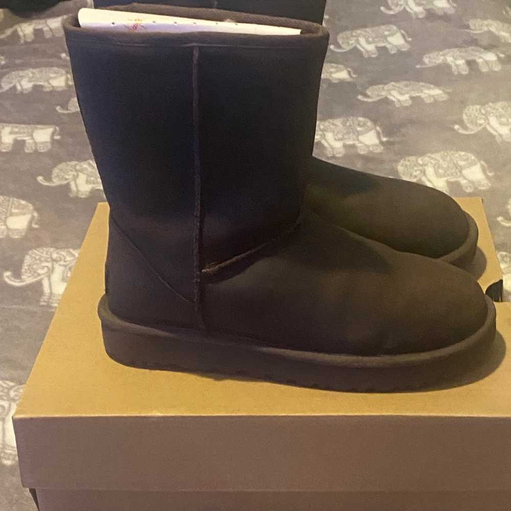 UGG Australia Black Chamois Leather Boots - image 3