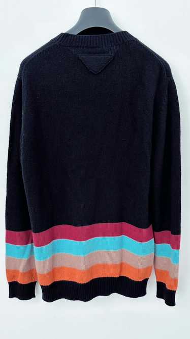 Prada Prada - Black Striped Cashmere Sweater - Run