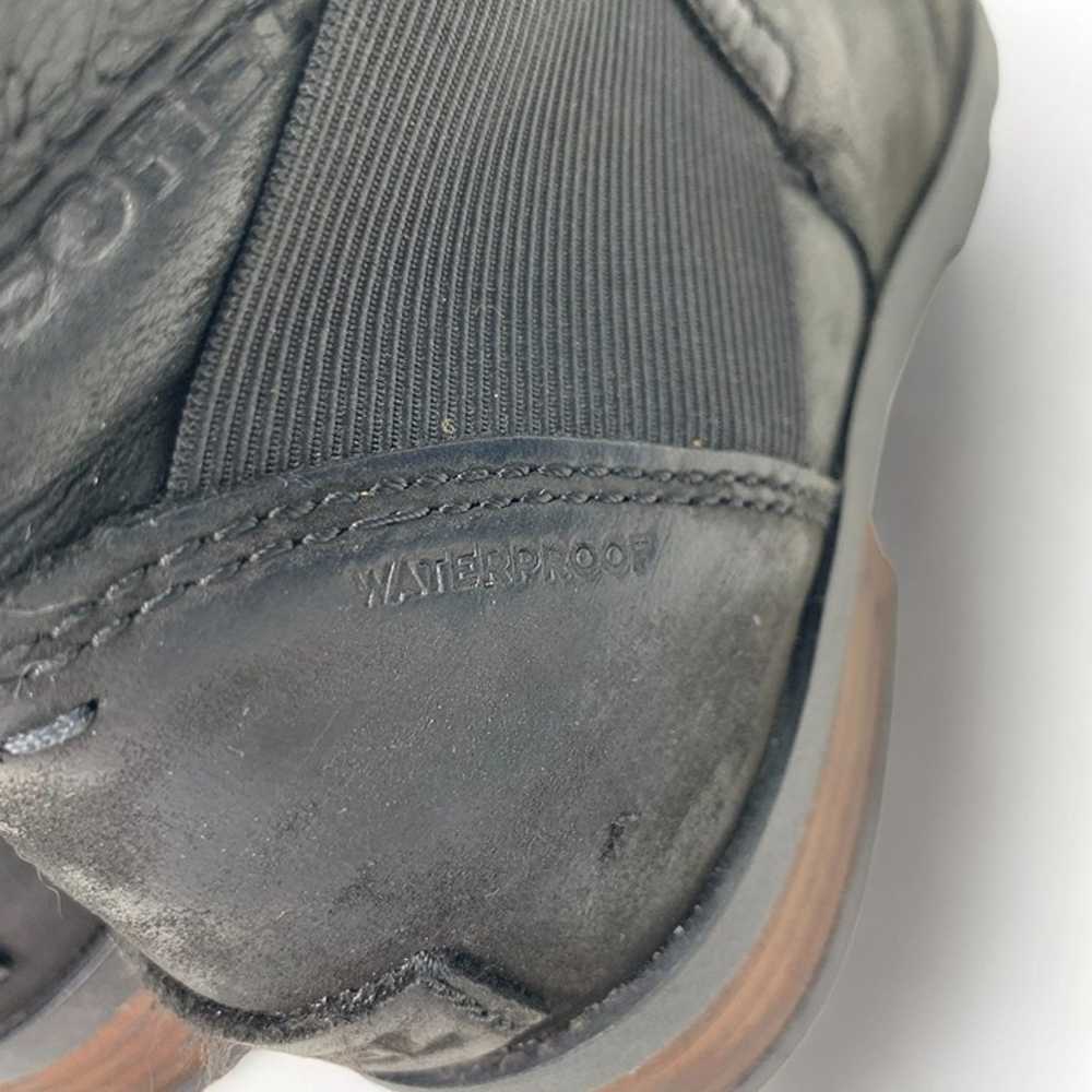 Sorel Emelie Chelsea Ankle Boot Black Leather Wat… - image 4