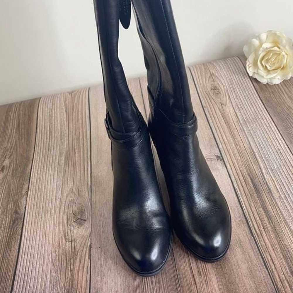 Giani Bernini Rozario Black Leather Dress Boots 1… - image 3