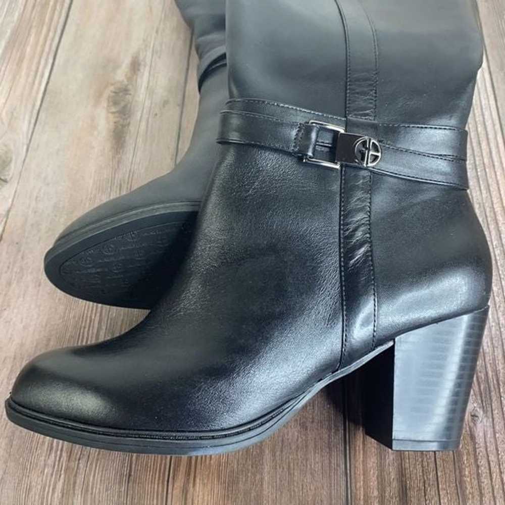 Giani Bernini Rozario Black Leather Dress Boots 1… - image 9